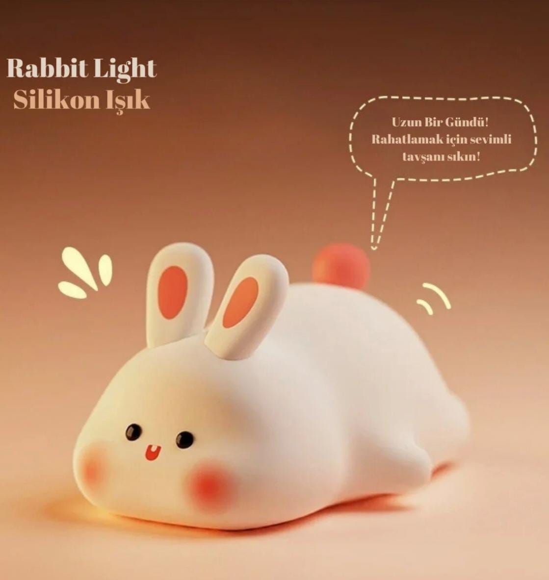 Silikon Tavşan Lamba