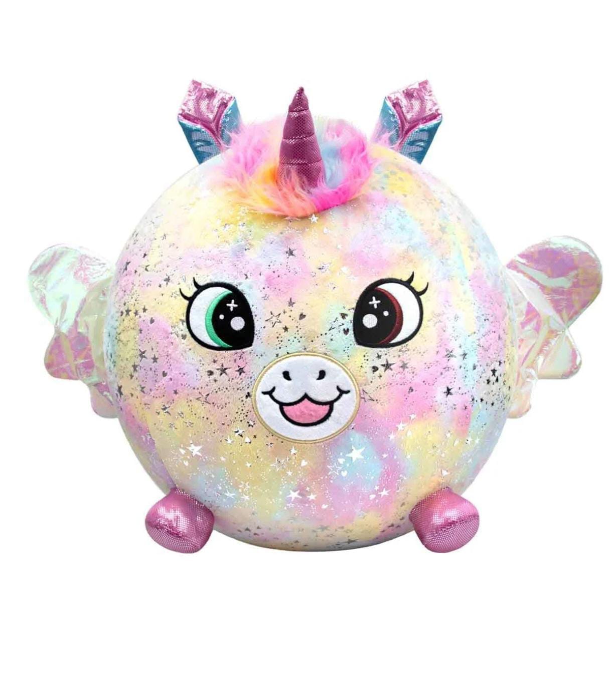 MİSFFİTTENS Şişme Peluş Unicorn XXL Shiny Corns