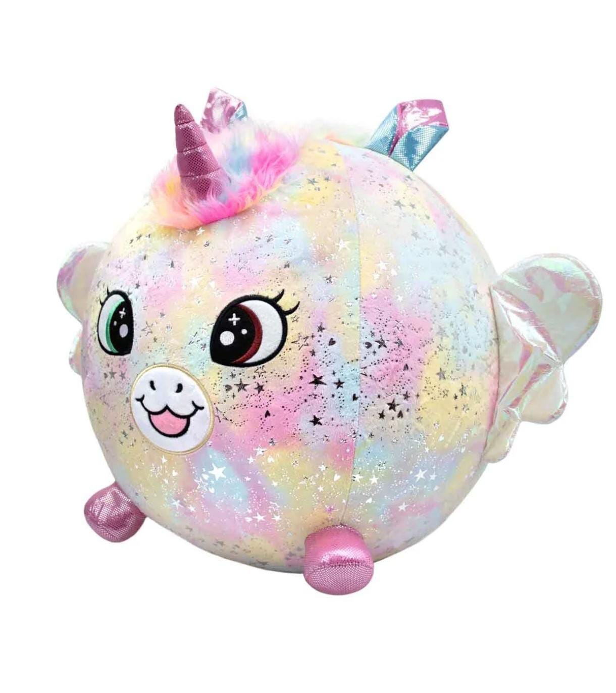 MİSFFİTTENS Şişme Peluş Unicorn XXL Shiny Corns