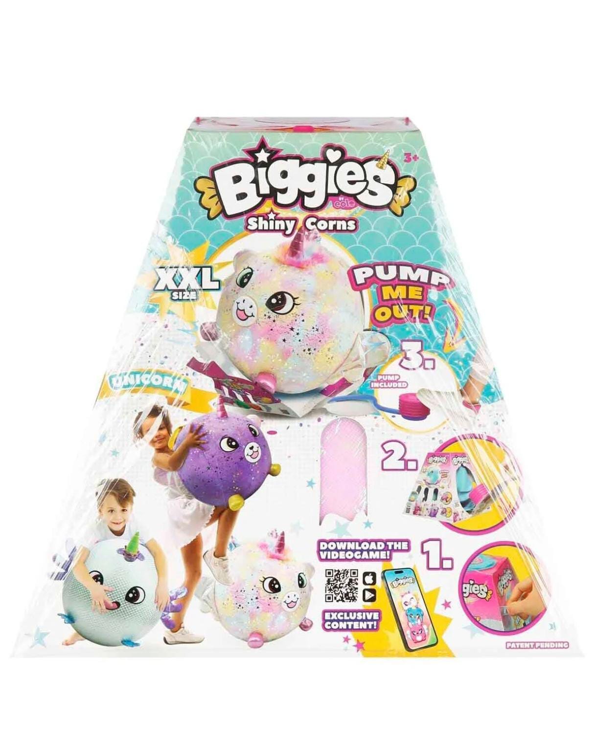 MİSFFİTTENS Şişme Peluş Unicorn XXL Shiny Corns