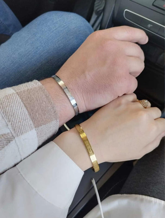 Ayetel kürsi yazılı bileklik TEKLİ