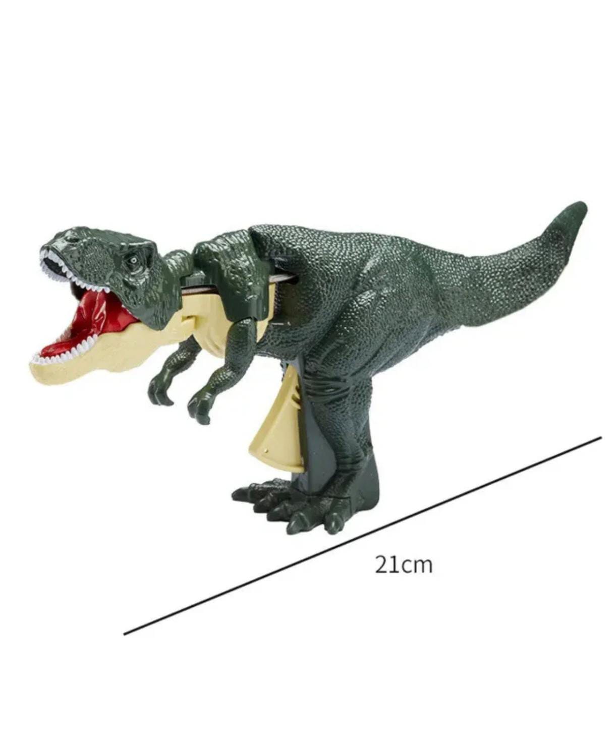 Dinazor Sesli Hareketli Figür T-Rex Çok Eklemli Basma Mekanizmalı 21,5 Cm Dinozor