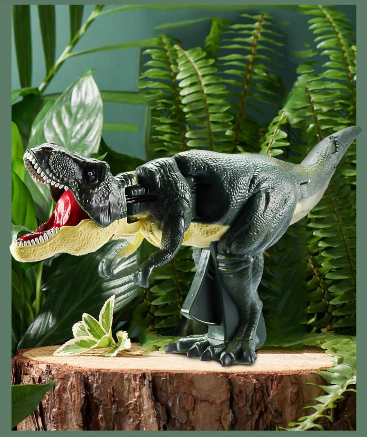 Dinazor Sesli Hareketli Figür T-Rex Çok Eklemli Basma Mekanizmalı 21,5 Cm Dinozor